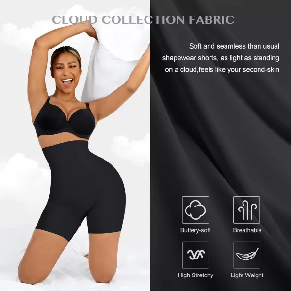 Tummy Control Shapewear Shorts High Waisted Butt Lifting Body Shaper for Women Thigh Slimming