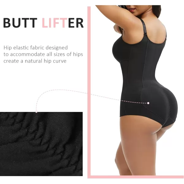 Tummy Control Shapewear for Women Fajas Colombianas Zipper Full Bust Body Shaper