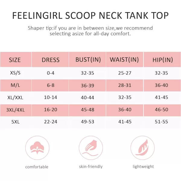 Tummy Control Tank Tops Shapewear Compression Top Shaper for Women