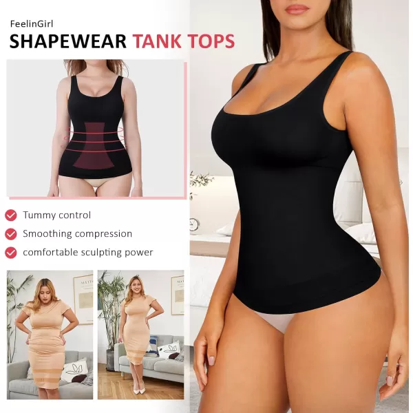 Tummy Control Tank Tops Shapewear Compression Top Shaper for Women