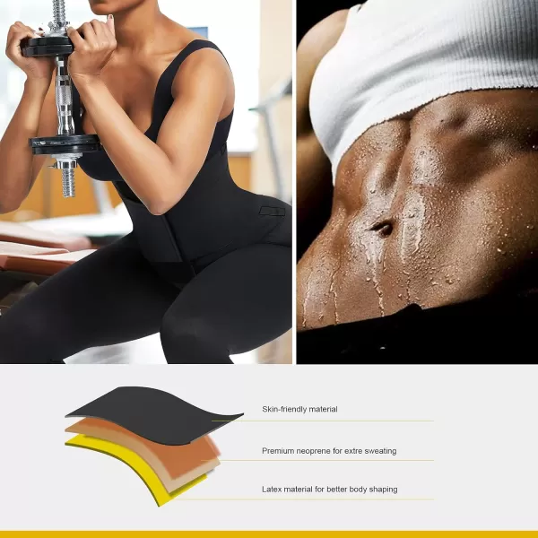 Waist Trainer Belt Waist Cincher Trimmer Ab Belt Velcro Body Shaper with Triple Wrap Women &amp; Men