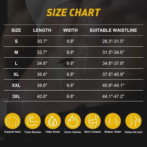 Waist Trainer Belt Waist Cincher Trimmer Ab Belt Velcro Body Shaper with Triple Wrap Women &amp; Men