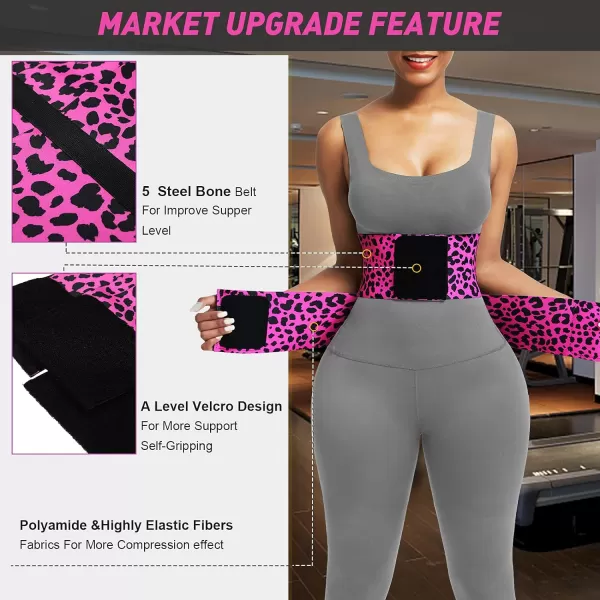 Waist Trainer Belt Waist Cincher Trimmer Ab Belt Velcro Body Shaper with Triple Wrap Women &amp; Men