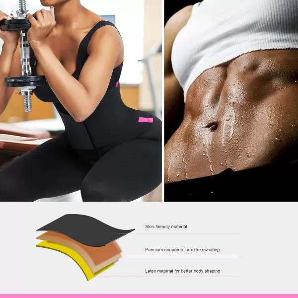 Waist Trainer Belt Waist Cincher Trimmer Ab Belt Velcro Body Shaper with Triple Wrap Women &amp; Men