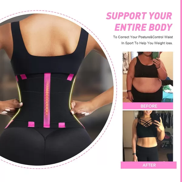Waist Trainer Belt Waist Cincher Trimmer Ab Belt Velcro Body Shaper with Triple Wrap Women &amp; Men