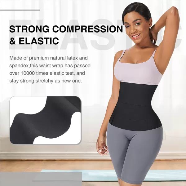 Waist Trainer Wrap for Women Tummy Control Waist Shaper with Loop)