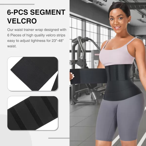 Waist Trainer Wrap for Women Tummy Control Waist Shaper with Loop)