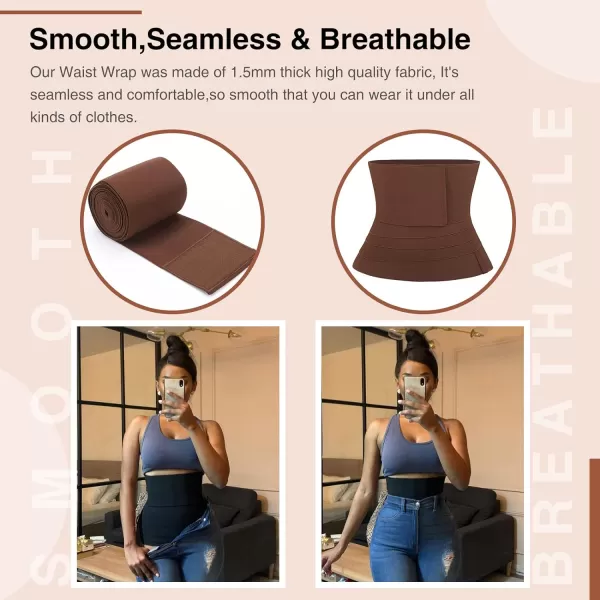 Waist Trainer Wrap for Women Tummy Control Waist Shaper with Loop)