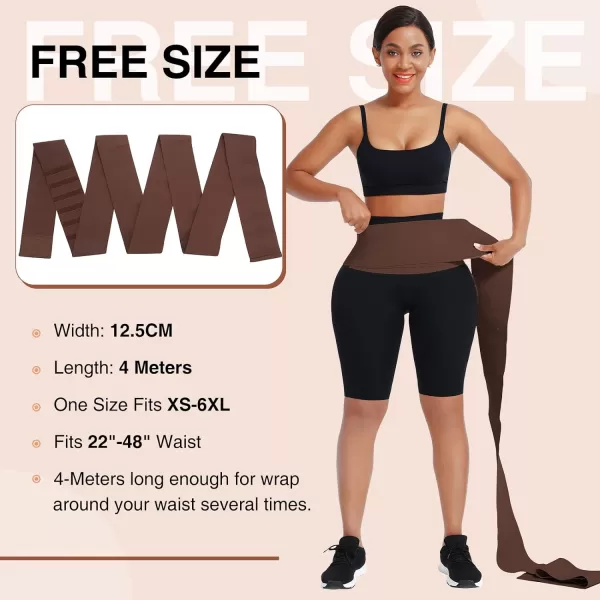 Waist Trainer Wrap for Women Tummy Control Waist Shaper with Loop)