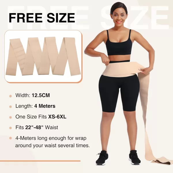 Waist Trainer Wrap for Women Tummy Control Waist Shaper with Loop)