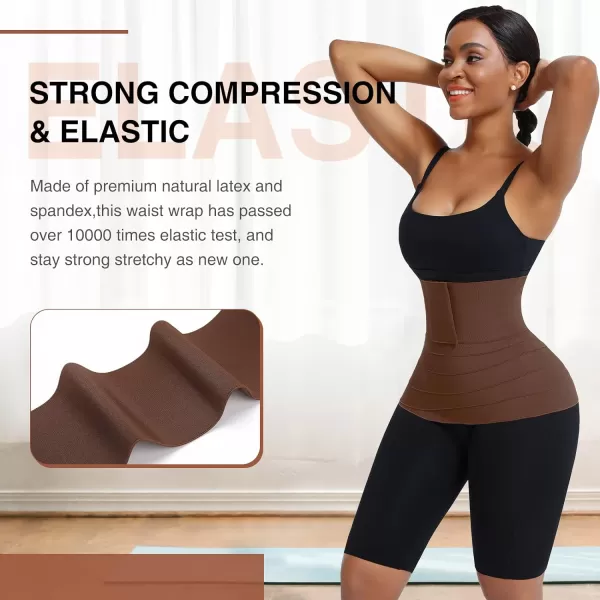 Waist Trainer Wrap for Women Tummy Control Waist Shaper with Loop)