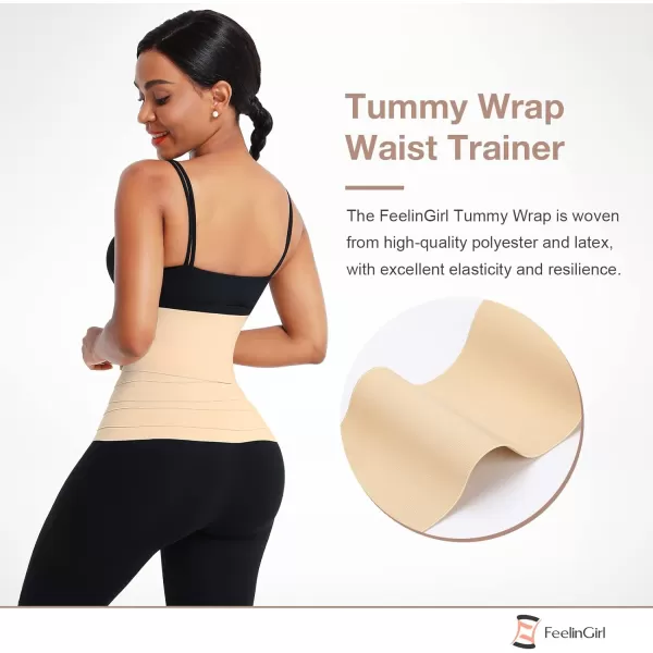Waist Trainer for Women Bandage Wrap Sauna Belt Long Torso Tummy Wraps Belly Body Shaper Waist Trimmer Belt
