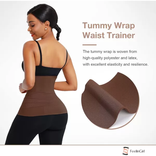 Waist Trainer for Women Bandage Wrap Sauna Belt Long Torso Tummy Wraps Belly Body Shaper Waist Trimmer Belt