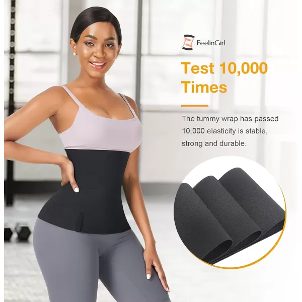 Waist Trainer for Women Bandage Wrap Sauna Belt Long Torso Tummy Wraps Belly Body Shaper Waist Trimmer Belt