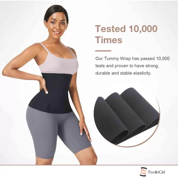 Waist Trainer for Women Sauna Belt Tummy Wrap Plus Size Snatch Me Up Bandage