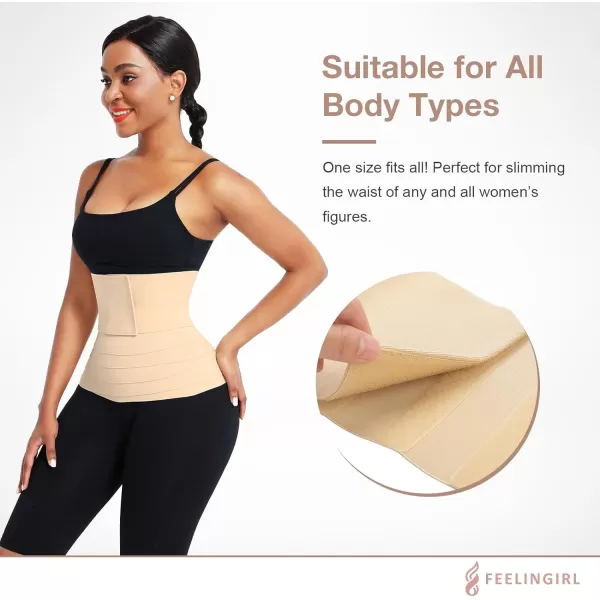 Waist Trainer for Women Sauna Belt Tummy Wrap Plus Size Snatch Me Up Bandage