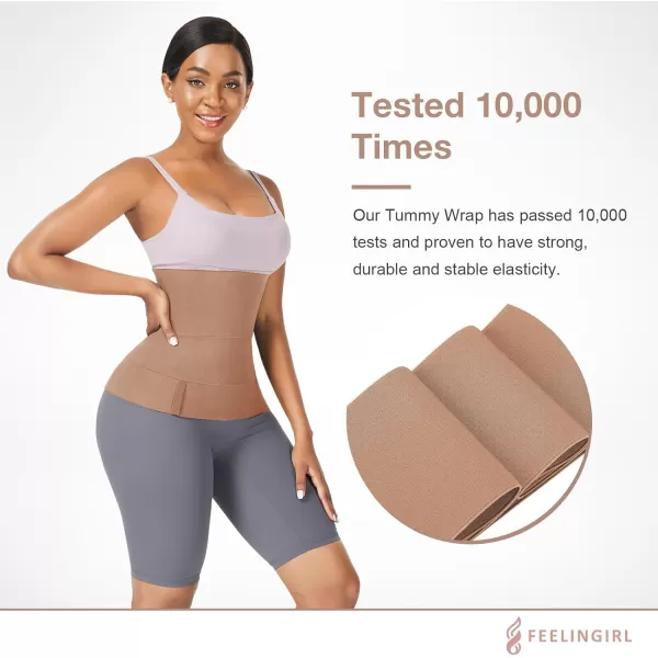 Waist Trainer for Women Sauna Belt Tummy Wrap Plus Size Snatch Me Up Bandage