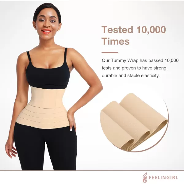 Waist Trainer for Women Sauna Belt Tummy Wrap Plus Size Snatch Me Up Bandage