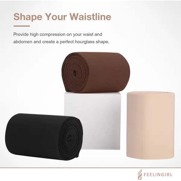 Waist Trainer for Women Sauna Belt Tummy Wrap Plus Size Snatch Me Up Bandage