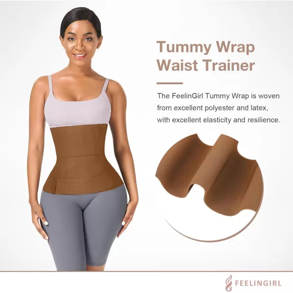 Waist Trainer for Women Sauna Belt Tummy Wrap Plus Size Snatch Me Up Bandage