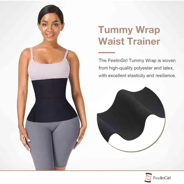 Waist Trainer for Women Sauna Belt Tummy Wrap Plus Size Snatch Me Up Bandage