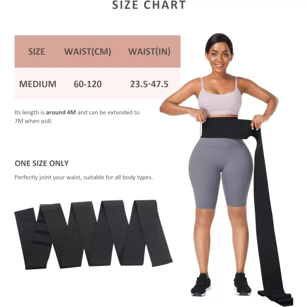 Waist Trainer for Women Snatch Bandage Tummy Wrap Plus Size Workout Waist Trimmer for Gym Sport