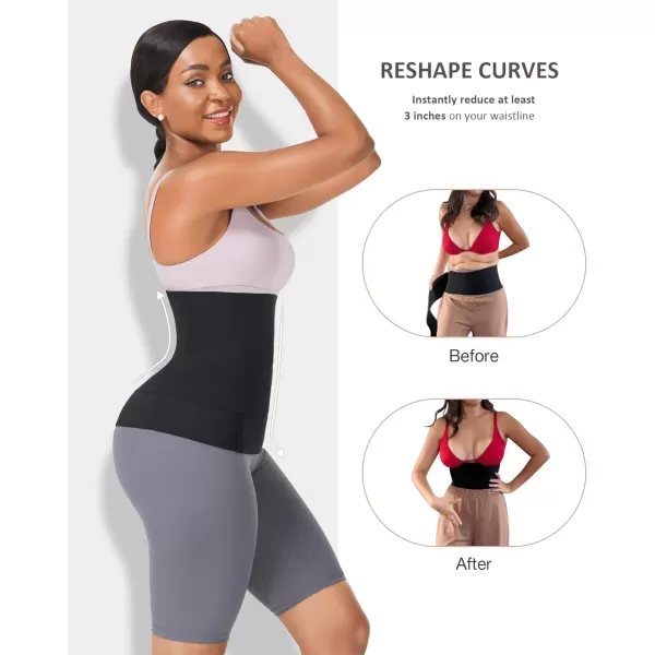 Waist Trainer for Women Snatch Bandage Tummy Wrap Plus Size Workout Waist Trimmer for Gym Sport
