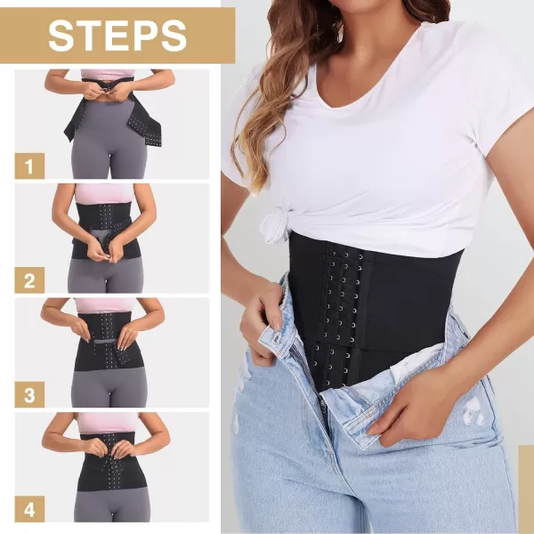 Waist Trainers for Women Workout Sets Belly Fat Seamless Underbust Waist Corsets Cincher