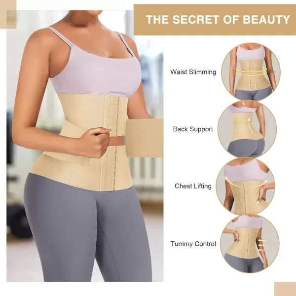 Waist Trainers for Women Workout Sets Belly Fat Seamless Underbust Waist Corsets Cincher