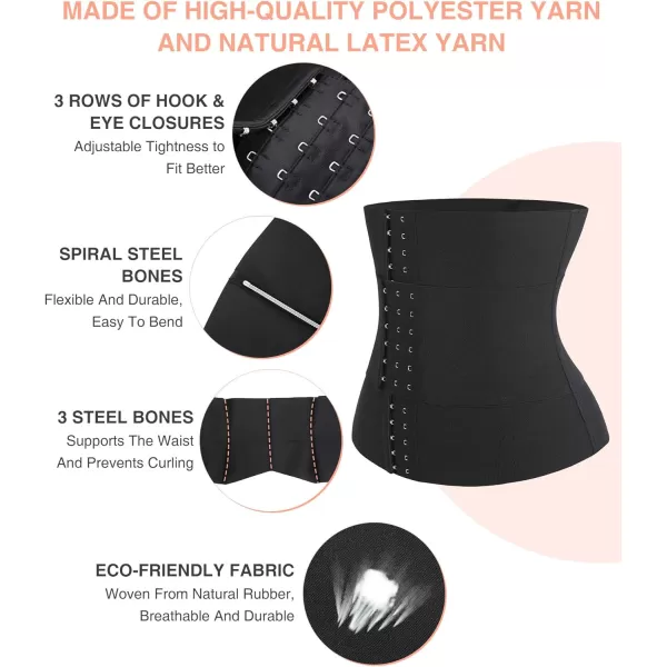 Waist Trainers for Women Workout Sets Belly Fat Seamless Underbust Waist Corsets Cincher