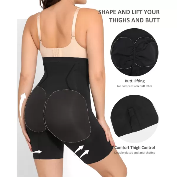 Womens Shapewear Tummy Control High Waisted Seamless Body Shaper Shorts Girdle Butt Lifting Panties Thigh Slimmer