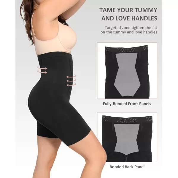 Womens Shapewear Tummy Control High Waisted Seamless Body Shaper Shorts Girdle Butt Lifting Panties Thigh Slimmer