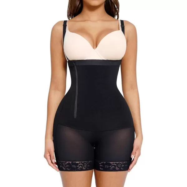 Body Shaper for Women Tummy Control Shapewear Side Zipper Open Bust Shapewear for Ladies Daily Life