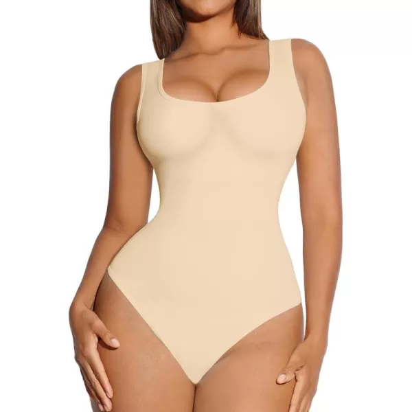 Bodysuit for Women Tummy Control Seamless Fashion Going Out Sleeveless Tank Tops Bodysuit