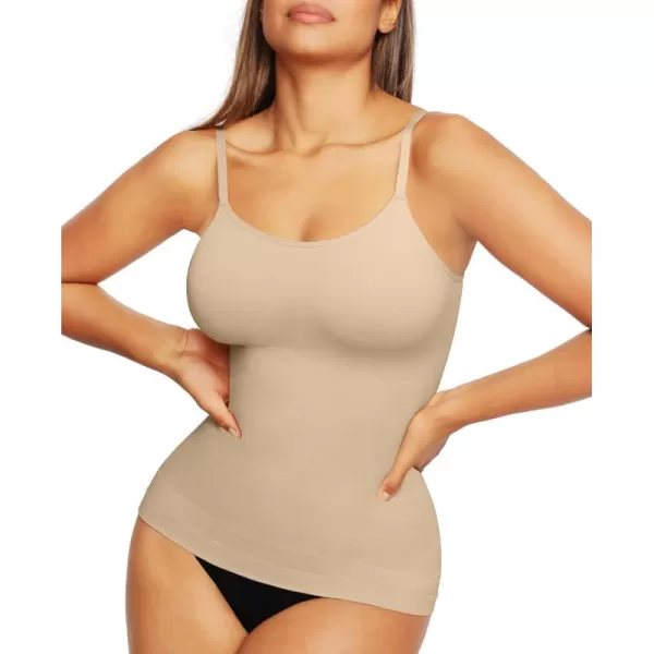 Camisole for Women Tummy Control Cami Shaper Seamless Compression Tank Top Shapewear for Women