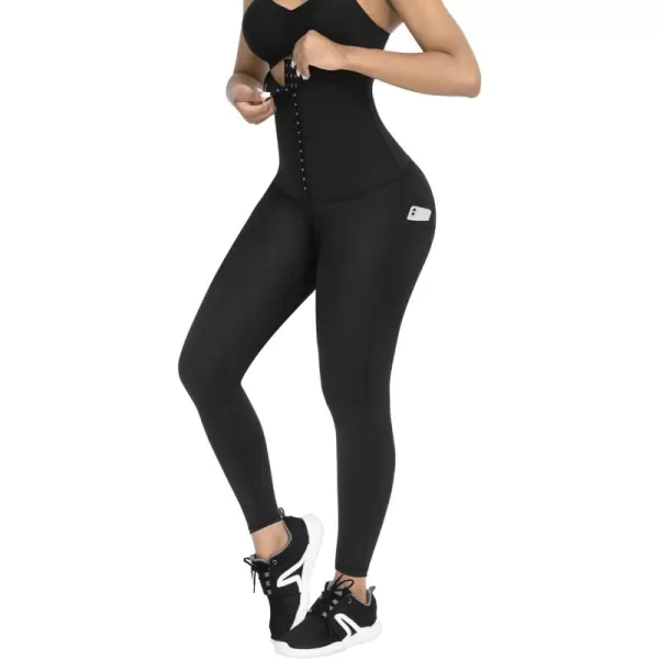 High Waisted Leggings Tummy Control for Women Corset Waist Trainer Thigh Slimming Compression Yoga Pants