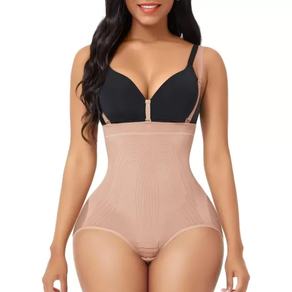 Seamless Shapewear for Women Tummy Control Fajas Colombianas Compression Body Shaper Butt Lifter with Straps