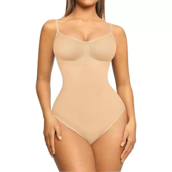 Shapewear Bodysuit Sculpting Body Shaper for Women Tummy Control Seamless Plus Size Butt Lifting Shaper