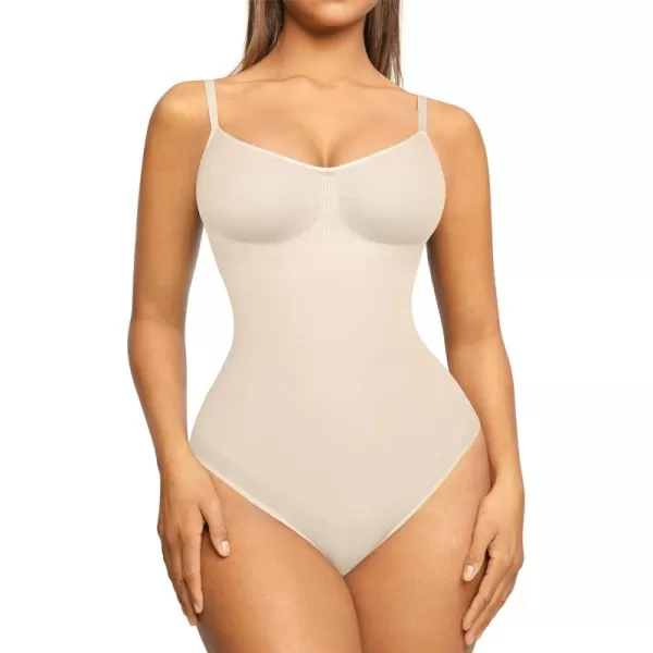 Shapewear Bodysuit Sculpting Body Shaper for Women Tummy Control Seamless Plus Size Butt Lifting Shaper