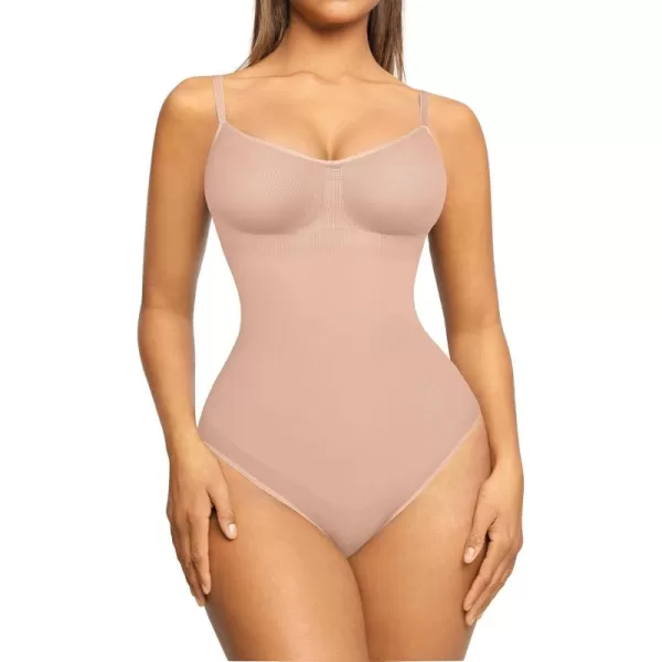 Shapewear Bodysuit Sculpting Body Shaper for Women Tummy Control Seamless Plus Size Butt Lifting Shaper