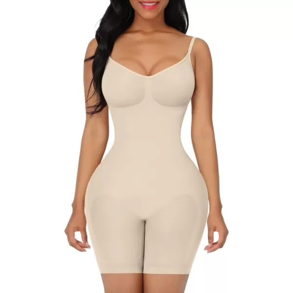 Shapewear Bodysuit Tummy Control Shaper for Women Seamless Butt Lifter Thigh Slimmer Body Shaper