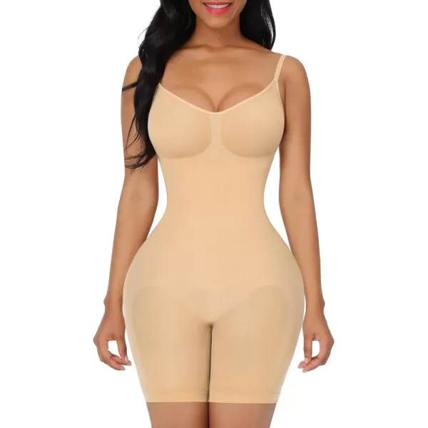 Shapewear Bodysuit Tummy Control Shaper for Women Seamless Butt Lifter Thigh Slimmer Body Shaper