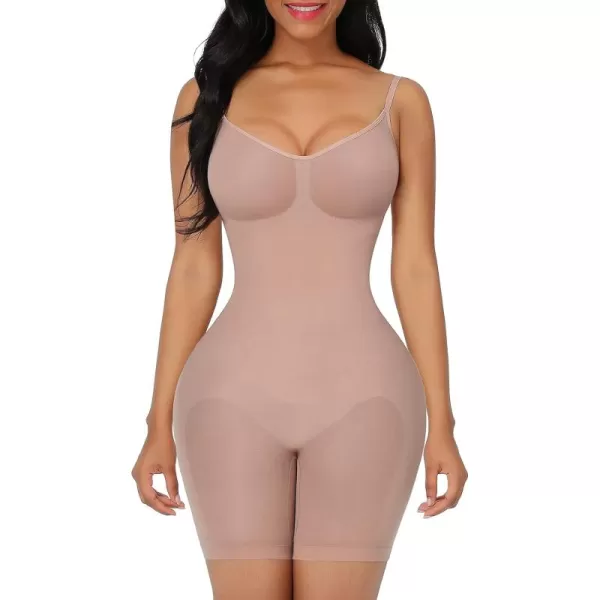 Shapewear Bodysuit Tummy Control Shaper for Women Seamless Butt Lifter Thigh Slimmer Body Shaper