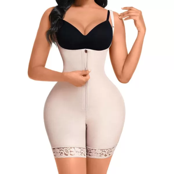 Shapewear for Women Tummy Control Plus Size Body Shaper for Butt Lifter and Thigh Slimmer Faja