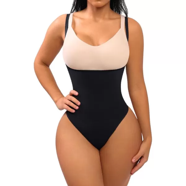 Thong Shapewear for Women Tummy Control Seamless Body Shaper High Waisted Panties Slimming Underwear