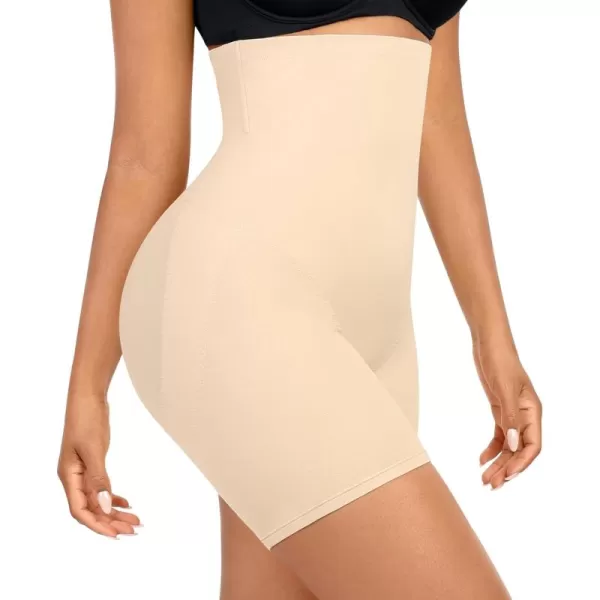 Tummy Control Shapewear Shorts High Waisted Butt Lifting Body Shaper for Women Thigh Slimming