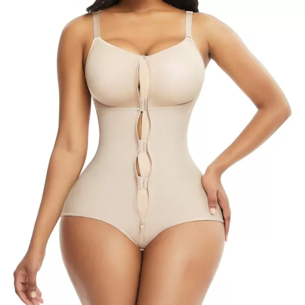 Tummy Control Shapewear for Women Fajas Colombianas Zipper Full Bust Body Shaper