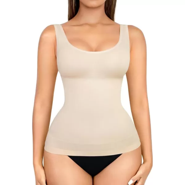 Tummy Control Tank Tops Shapewear Compression Top Shaper for Women