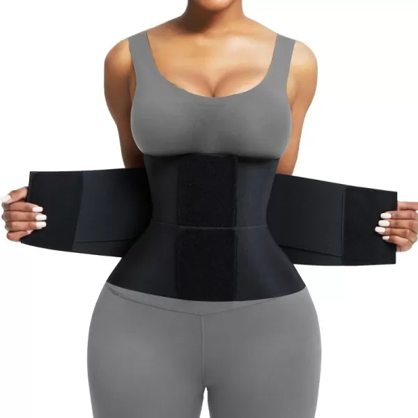 Waist Trainer Belt Waist Cincher Trimmer Ab Belt Velcro Body Shaper with Triple Wrap Women &amp; Men