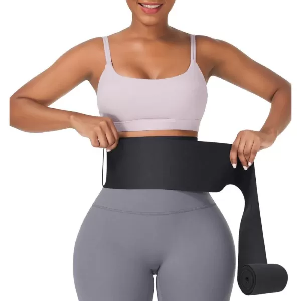Waist Trainer Wrap for Women Tummy Control Waist Shaper with Loop)